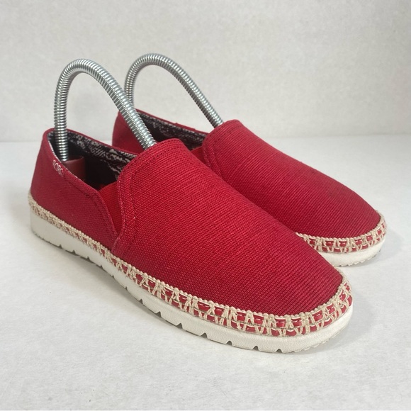 Skecher Women's BOBS Flexpadrille 3.0-Dark Horse Flats Shoe 113091; RED Size 6.5 - Picture 4 of 16